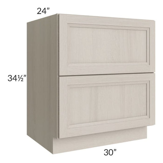 RTA Catalina Mist 30" 2-Drawer Base Cabinet