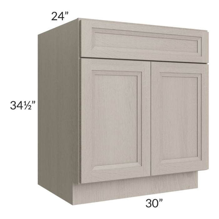 RTA Catalina Mist 30" Base Cabinet (1 drawer) with 1 Decorative End Panel