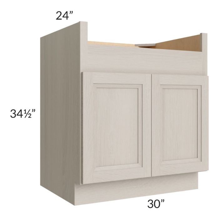 RTA Catalina Mist 30" Farm Sink Base Cabinet