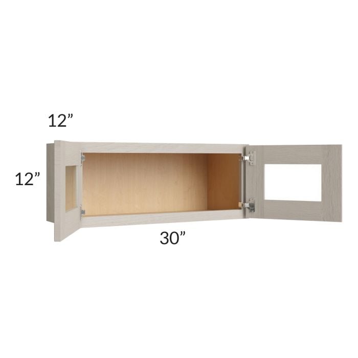 RTA Catalina Mist 30" x 12" Decorative Wall Cabinet