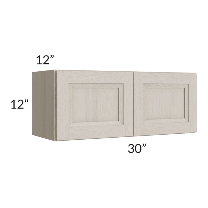 RTA Catalina Mist 30" x 12" Wall Cabinet with 2 Decorative End Panels