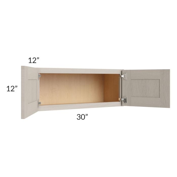 RTA Catalina Mist 30" x 12" Wall Cabinet with 2 Decorative End Panels