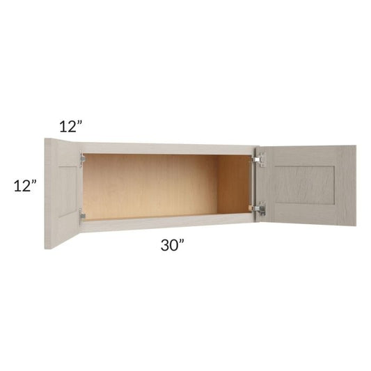 RTA Catalina Mist 30" x 12" Wall Cabinet with 2 Decorative End Panels