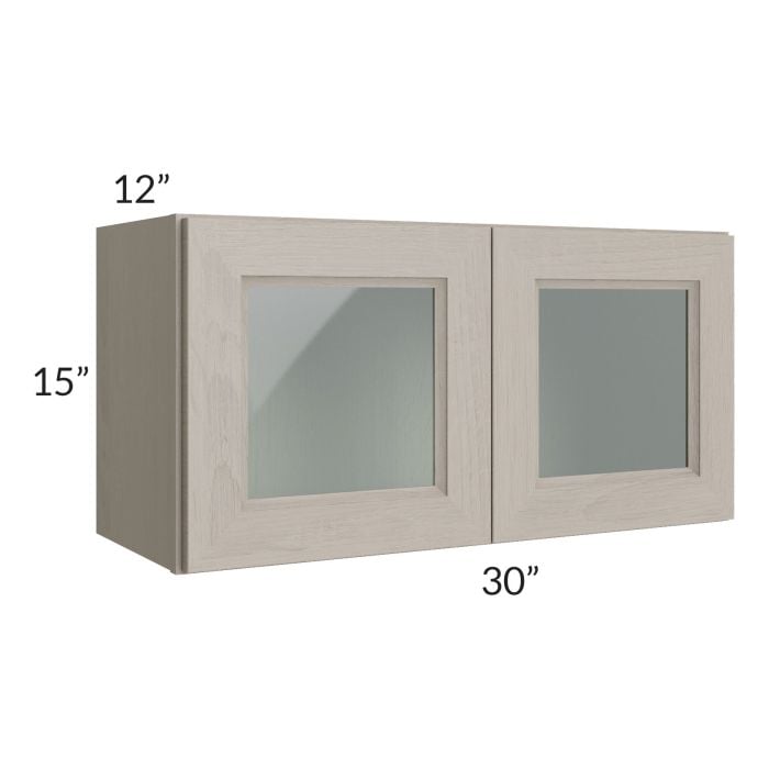 RTA Catalina Mist 30" x 15" Decorative Wall Cabinet