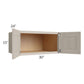 RTA Catalina Mist 30" x 15" x 24" Wall Cabinet