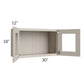 RTA Catalina Mist 30" x 18" Decorative Wall Cabinet