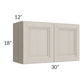 RTA Catalina Mist 30" x 18" Wall Cabinet with 2 Decorative End Panel