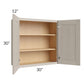 RTA Catalina Mist 30" x 30" Wall Cabinet with 1 Decorative End Panel