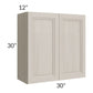 RTA Catalina Mist 30" x 30" Wall Cabinet with 2 Decorative End Panels