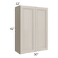 RTA Catalina Mist 30" x 42" Wall Cabinet with 1 Decorative End Panel