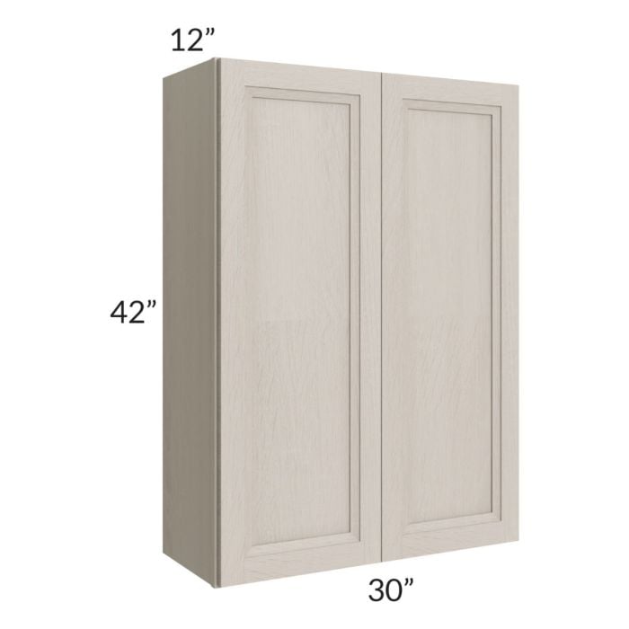 RTA Catalina Mist 30" x 42" Wall Cabinet with 2 Decorative End Panels