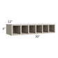 RTA Catalina Mist 30" x 6" Wine Cubby Wall Cabinet