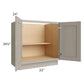 RTA Catalina Mist 33" Full Height Door Base Cabinet with 1 Decorative End Panel