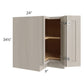 RTA Catalina Mist 33" Lazy Susan Base Cabinet