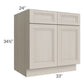 RTA Catalina Mist 33" Sink Base Cabinet