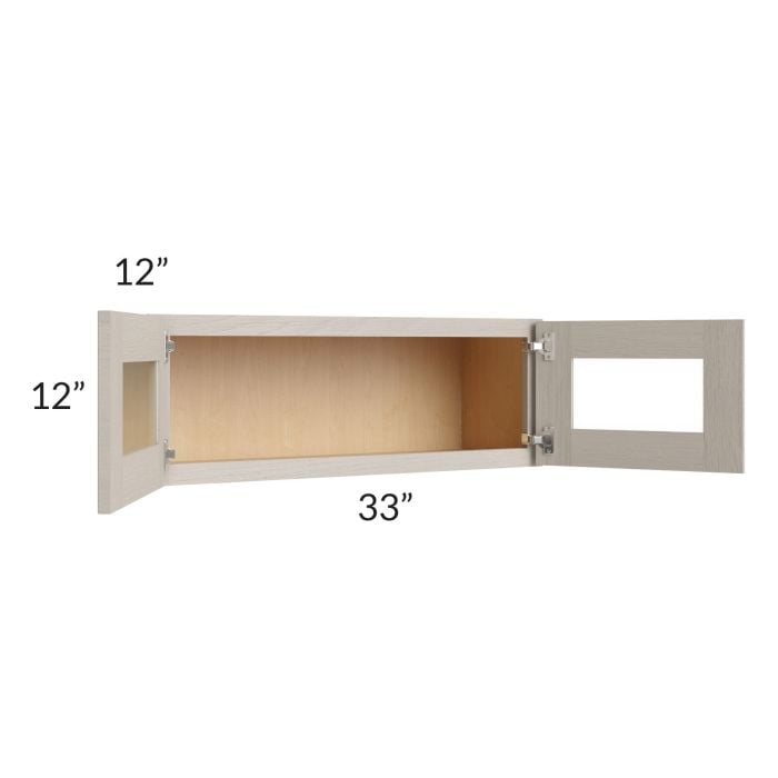 RTA Catalina Mist 33" x 12" Decorative Wall Cabinet