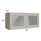 RTA Catalina Mist 33" x 15" Decorative Wall Cabinet with 1 Decorative End Panel