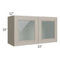 RTA Catalina Mist 33" x 18" Decorative Wall Cabinet with 1 Decorative End Panel
