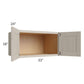 RTA Catalina Mist 33" x 18" x 24" Wall Cabinet