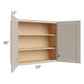 RTA Catalina Mist 33" x 30" Wall Cabinet with 1 Decorative End Panel