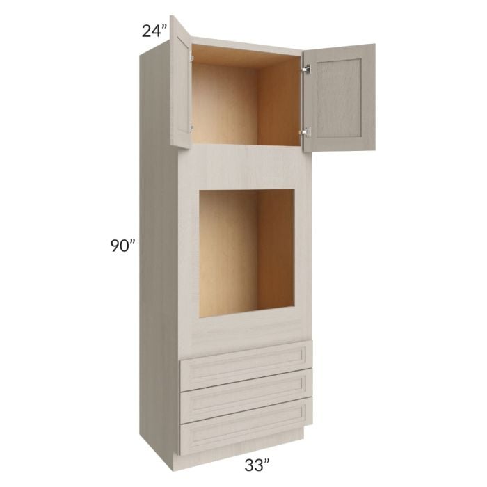 RTA Catalina Mist 33" x 90"x 24" Oven Cabinet