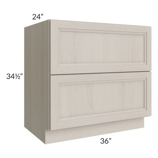 RTA Catalina Mist 36" 2-Drawer Base Cabinet