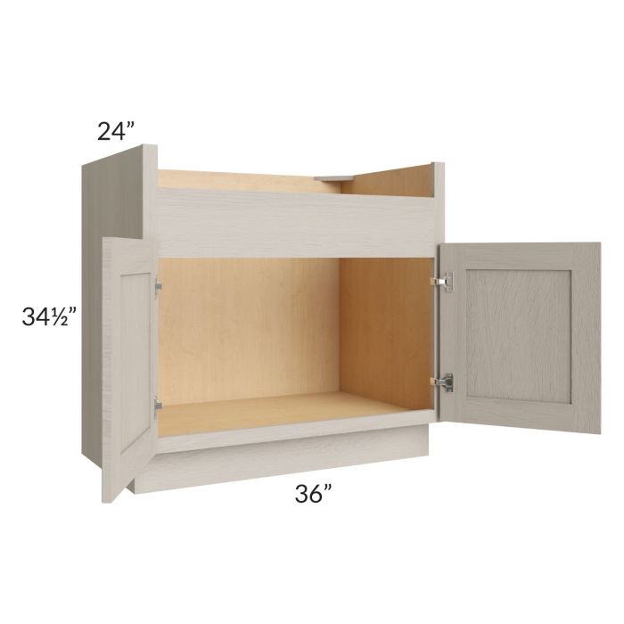 RTA Catalina Mist 36" Farm Sink Base Cabinet