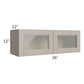 RTA Catalina Mist 36" x 12" Decorative Wall Cabinet with 2 Decorative End Panels