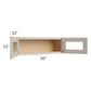 RTA Catalina Mist 36" x 12" Decorative Wall Cabinet with 2 Decorative End Panels