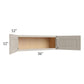 RTA Catalina Mist 36" x 12" Wall Cabinet with 1 Decorative End Panel