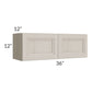 RTA Catalina Mist 36" x 12" Wall Cabinet with 2 Decorative End Panels