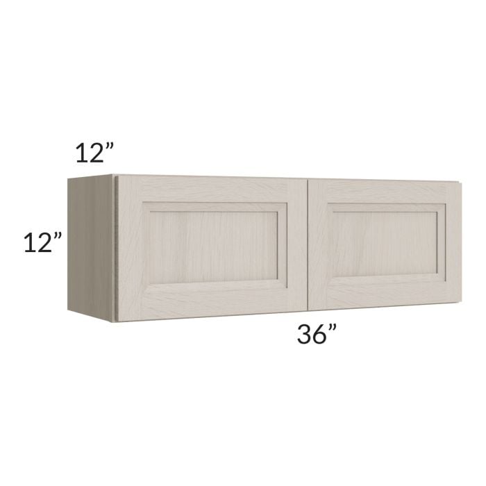 RTA Catalina Mist 36" x 12" Wall Cabinet with 2 Decorative End Panels