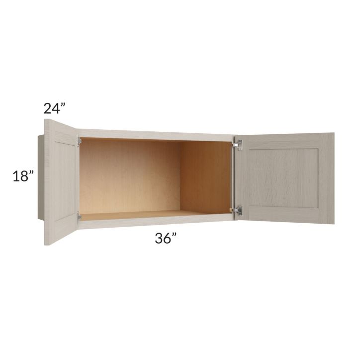 RTA Catalina Mist 36" x 18" x 24" Wall Cabinet