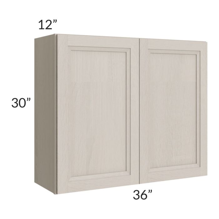 RTA Catalina Mist 36" x 30" Wall Cabinet with 1 Decorative End Panel