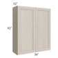 RTA Catalina Mist 36" x 42" Wall Cabinet with 2 Decorative End Panels