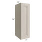 RTA Catalina Mist 9" x 30" Wall Cabinet with 2 Decorative End Panels