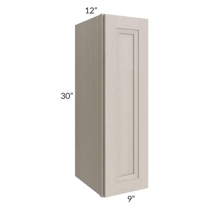RTA Catalina Mist 9" x 30" Wall Cabinet with 2 Decorative End Panels