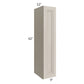 RTA Catalina Mist 9" x 42" Wall Cabinet with 2 Decorative End Panels