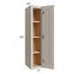 RTA Catalina Mist 9" x 42" Wall Cabinet with 2 Decorative End Panels