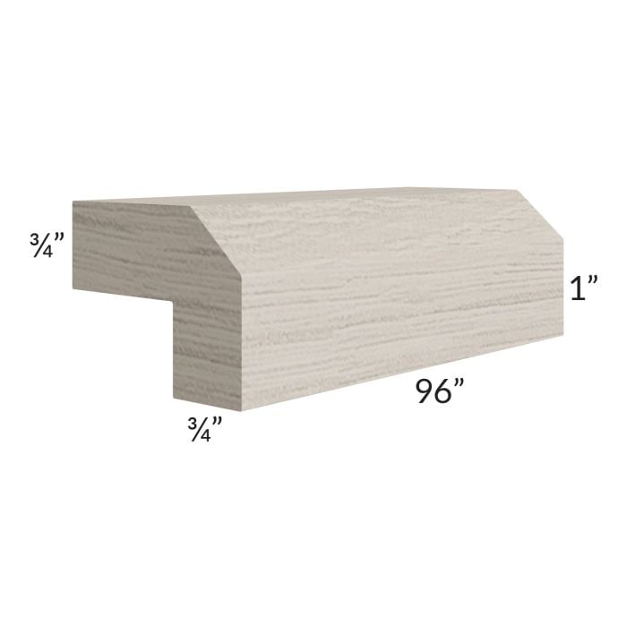 RTA Catalina Mist 96" Angled Light Rail Molding