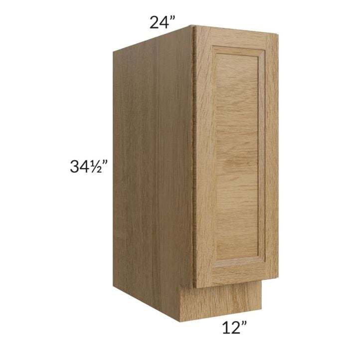 RTA Catalina Toffee 12" Full Height Door Base Cabinet
