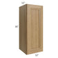 RTA Catalina Toffee 12" x 30" Wall Cabinet with 2 Decorative End Panels