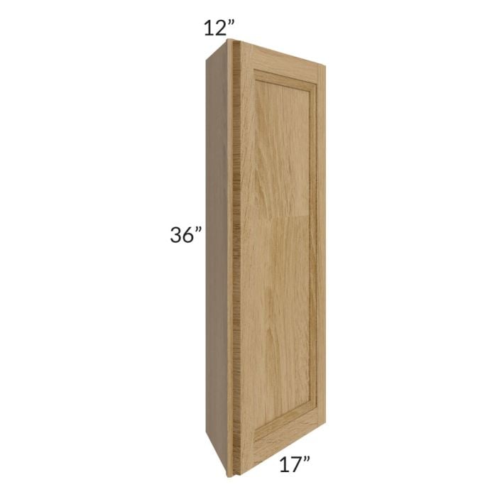 RTA Catalina Toffee 12" x 36" Angle Wall Cabinet