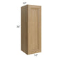 RTA Catalina Toffee 12" x 36" Wall Cabinet with 1 Decorative End Panel