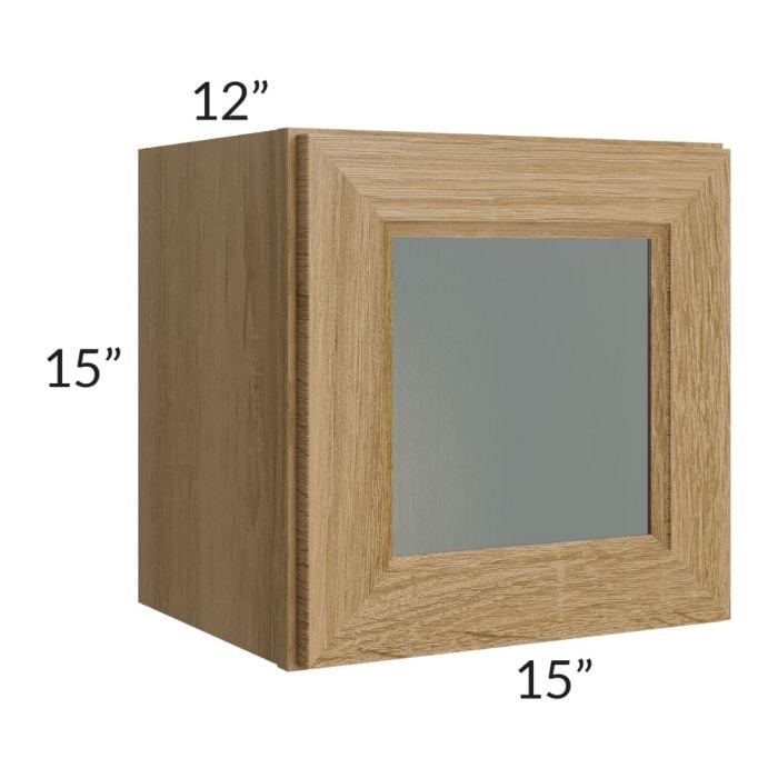 RTA Catalina Toffee 15" x 15" Decorative Wall Cabinet