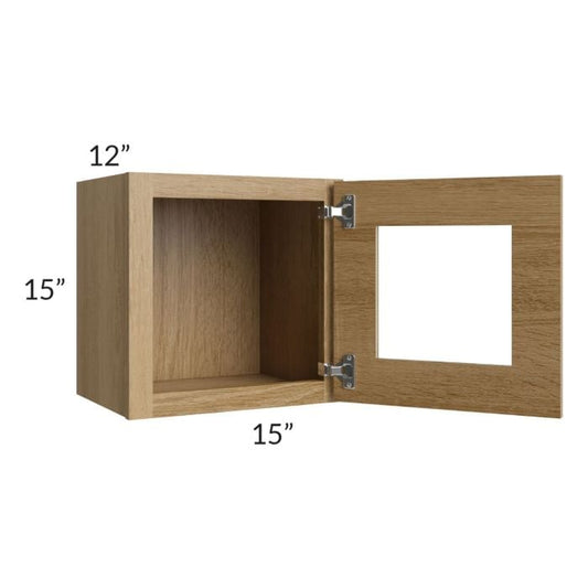 RTA Catalina Toffee 15" x 15" Decorative Wall Cabinet