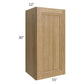 RTA Catalina Toffee 15" x 30" Wall Cabinet