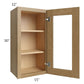 RTA Catalina Toffee 15" x 30" Wall Glass Door Cabinet (Prepped for Glass Doors)