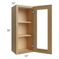 RTA Catalina Toffee 15" x 36" Wall Glass Door Cabinet (Prepped for Glass Doors)