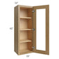 RTA Catalina Toffee 15" x 42" Wall Glass Door Cabinet (Prepped for Glass Doors)